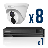 Комплект TRASSIR TR-N1108P v2 + IPC3612LB-ADF28K-H