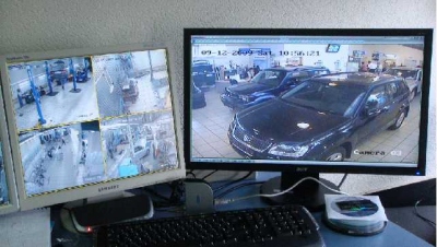 комплекс видеонаблюдения видеонаблюдение автосервис