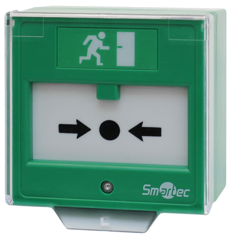 Smartec ST-ER125D-GN: кнопка аварийного выхода с восстанавливаемой вставкой