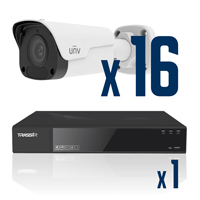 Комплект TRASSIR TR-N1216P v2 + IPC2124LB-SF28-A