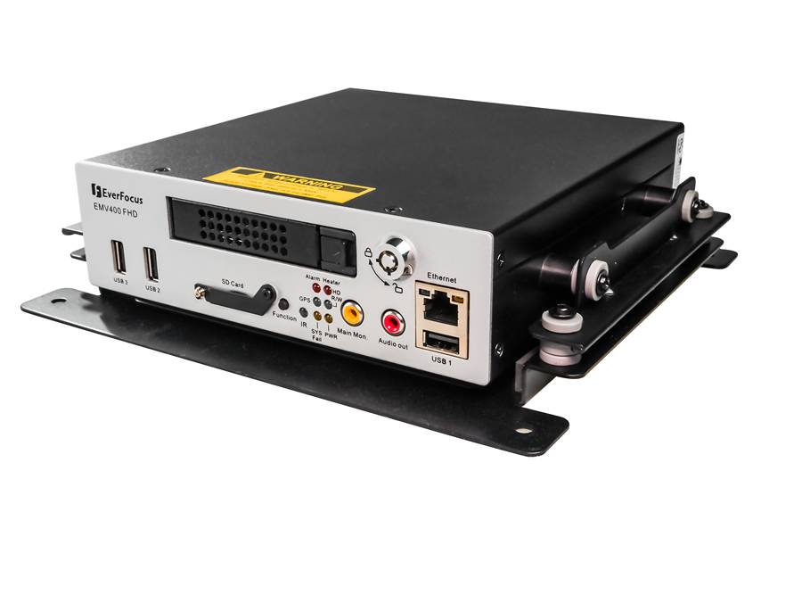 Транспортный видеорегистратор EverFocus EMV400 FHD Аналоговый регистратор для транспорта EverFocus EMV400 FHD