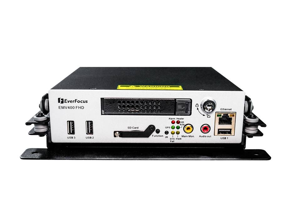Транспортный видеорегистратор EverFocus EMV400 FHD Аналоговый регистратор для транспорта EverFocus EMV400 FHD