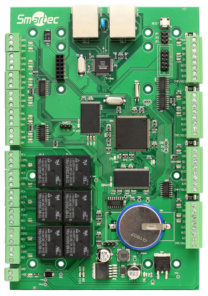 Контроллер Smartec ST-NC441B, плата без корпуса