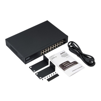 Управляемый poe коммутатор СКАТ 4091 SKAT PoE-M-16G-2G-2S