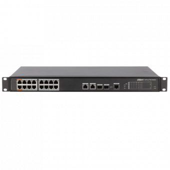 Управляемый 16-портовый Fast Ethernet РоЕ-коммутатор Dahua DH-PFS4218-16ET-190