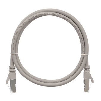 Коммутационный шнур экранированный категории 5e pvc NIKOMAX NMC-PC4SD55B-001-GY