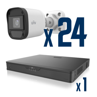 Комплект видеонаблюдения UNV XVR302-16Q3 + UHD-B12-F28