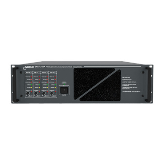 Четырёхканальный трансляционный усилитель мощности Sonar SPA-424DP