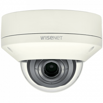 Уличная купольная вандалостойкая IP-камера Wisenet XNV-L6080 с Motor-zoom