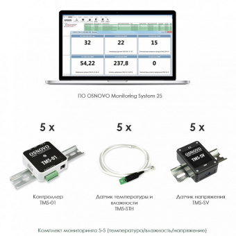 Комплект мониторинга Osnovo 5-5
