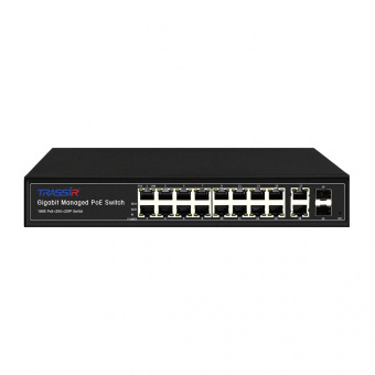 РоЕ-коммутатор TRASSIR TR-NS24202S-300-16PoE v2 (D)