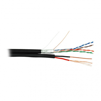 F/UTP-кабель Netlan EC-UF004-5E-PC075-PE-BK, 305 м