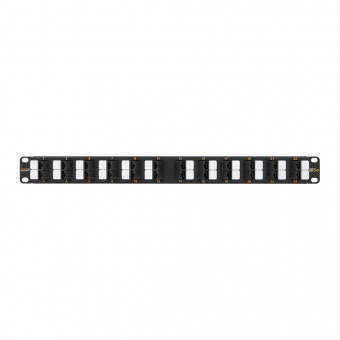 Патч-панель Nikomax NMC-RP24UD2-AN-1U-BK