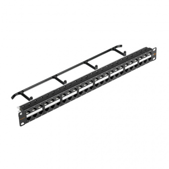 Патч-панель Nikomax NMC-RP48UD2-1U-BK