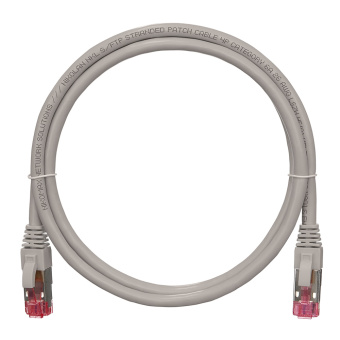 Коммутационный шнур экранированный категории 6а lszh NIKOMAX NMC-PC4SA55B-015-C-GY