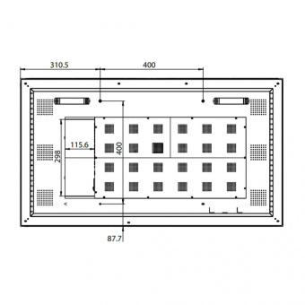 Видеостенный дисплей Hisense 55VW25E