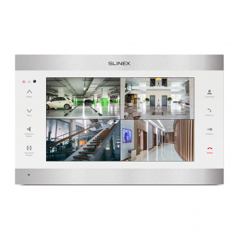 Видеодомофон SLINEX SL-10IPTHD Silver+White