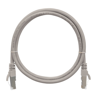 Коммутационный шнур экранированный категории 5e lszh NIKOMAX NMC-PC4SD55B-001-C-GY