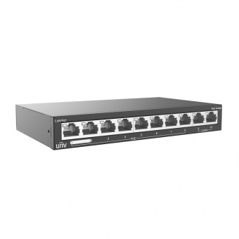 10-портовый неуправляемый коммутатор с поддержкой PoE (Power over Ethernet) Uniview NSW2020-10T-LPOE-IN
