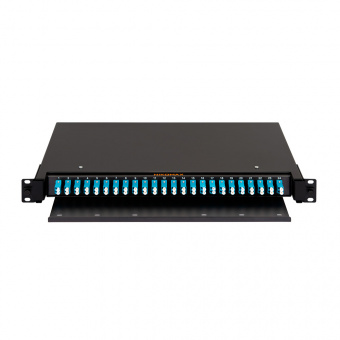 Оптический кросс Nikomax NMF-RP48LCUS2-TS-P1-1U-BK