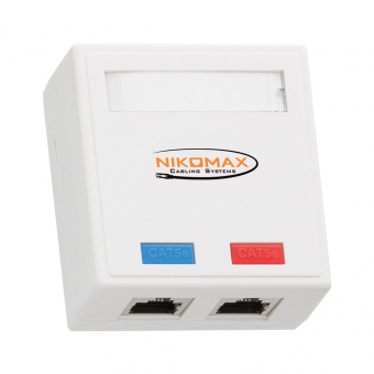 Розетка Nikomax NMC-WO2SD2-WT