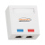 Розетка Nikomax NMC-WO2SD2-WT