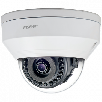 Вандалостойкая уличная IP-камера Wisenet LNV-6020R с ИК-подсветкой