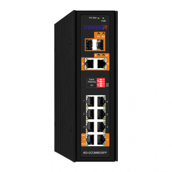 РоЕ-коммутатор TRASSIR TR-NS15122S-300-8POE