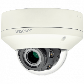 Уличная вандалостойкая купольная IP-камера Wisenet XNV-L6080R