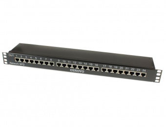 Устройство грозозащиты сетей Ethernet Osnovo SP-IP24/100R