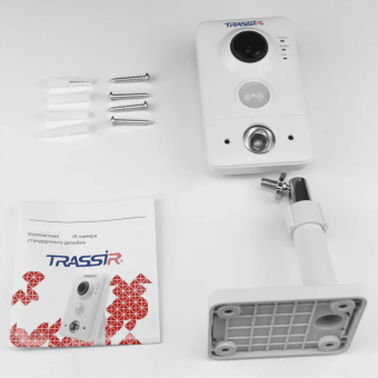 Компактная 4 Мп IP-камера TRASSIR TR-D7141IR1 с ИК-подсветкой