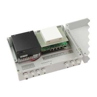 Уличный управляемый (L2+) PoE-коммутатор на 6 портов Osnovo SW-80402-WL(port 90W)