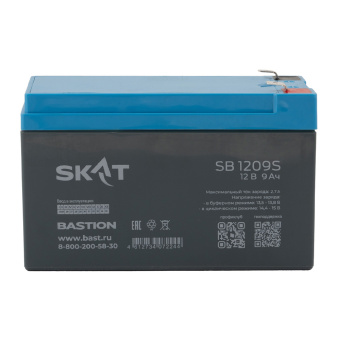 Аккумулятор герметичный свинцово-кислотный необслуживаемый СКАТ 8970 SKAT SB 1209S