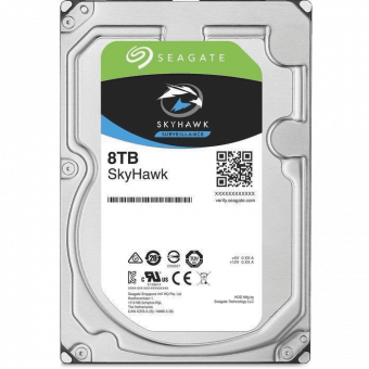 Seagate ST8000VX004. Жесткий диск 8 Тбайт серии SkyHawk для систем видеонаблюдения на базе TRASSIR