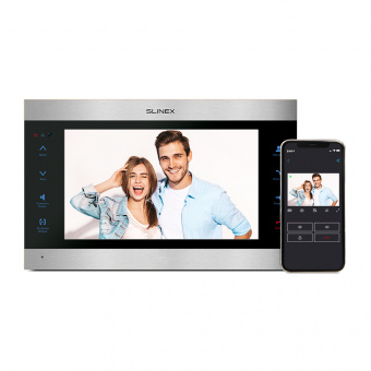 Видеодомофон SLINEX SL-10IPTHD Silver+Black
