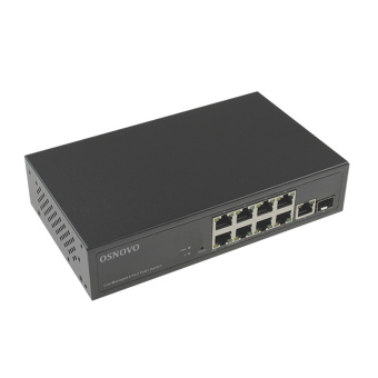 Веб-управляемый PoE-коммутатор Gigabit Ethernet Osnovo SW-8G1C-M(120W)