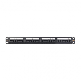 Патч-панель Nikomax NMC-RP24UD2-ES-1U-BK