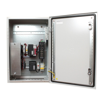 Уличный управляемый (L2+) коммутатор на 10 портов Osnovo OS-46TB1(SW-80802/ILS(port 90W))