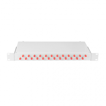 Оптический кросс Nikomax NMF-RP24FCUS2-WS-ES-1U-GY