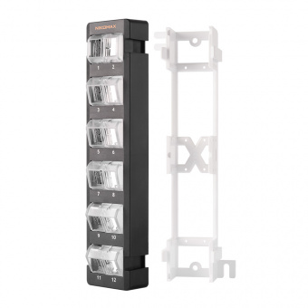 Патч-панель Nikomax NMC-WP12-BLANK-BK