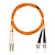 Переходной шнур двойной mm 50/125 om2 lc/upc-st/upc нг(а)-hf NIKOMAX NMF-PC2M2C2-LCU-STU-002