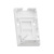 Корпус розетки Nikomax NMC-MB1P-ST-WT