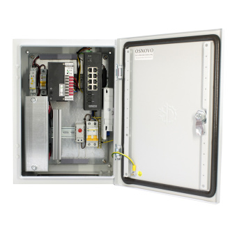 Уличный управляемый коммутатор с поддержкой технологии PoE (Power over Ethernet) Osnovo OS-34TB1(SW-80802-IM)