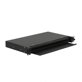 Оптический кросс Nikomax NMF-RP24SCUS2-TS-P1-1U-BK