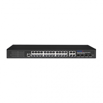 РоЕ-коммутатор TRASSIR  TR-NS24284C-400-24PoE v2