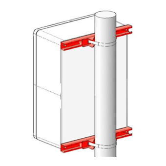 Комплект крепления на столб TFortis-2