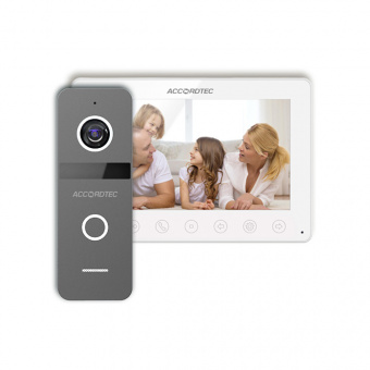 Видеодомофон Accordtec AT-home4 WH-SL
