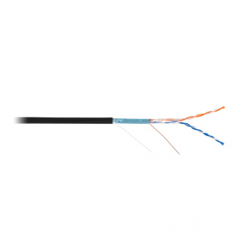 F/UTP-кабель Netlan EC-UF002-5-PE-BK, 305 м