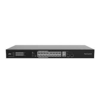 16-портовый неуправляемый коммутатор с поддержкой технологии PoE (Power over Ethernet) Uniview NSW2020-16T2GC-POE-IN