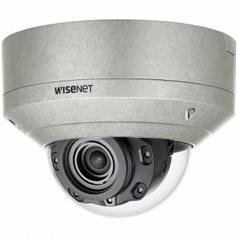 Уличная вандалозащищенная 5Мп IP-камера Wisenet XNV-8080RS